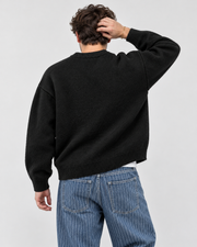 LOGO KNITTED SWEAT
