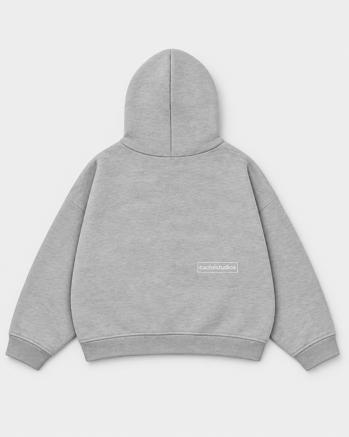 CS LOGO HOOD - GREY