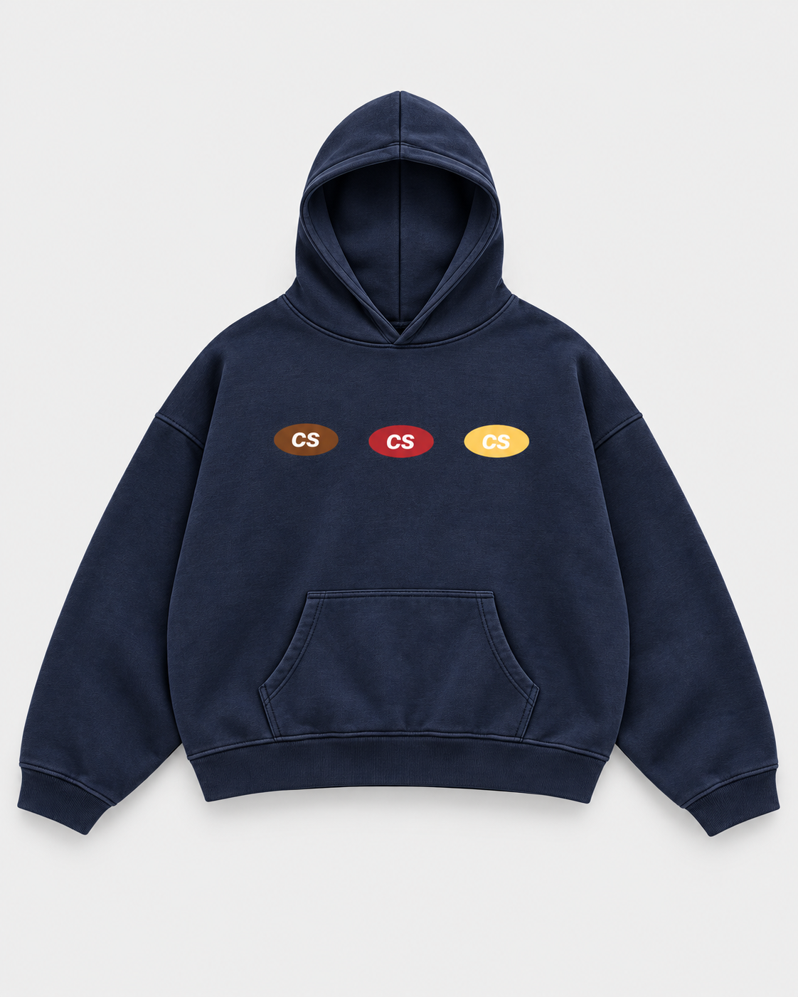 CS LOGO HOOD - NAVY