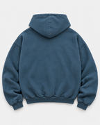 RAW EDGE HOOD - BLUE