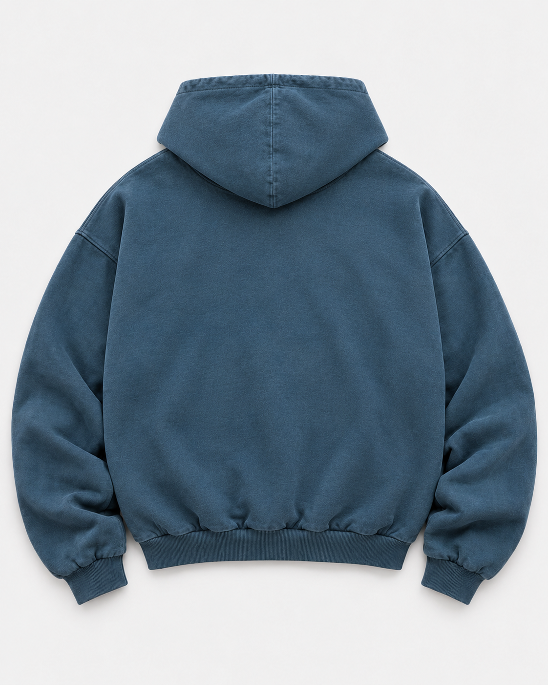 RAW EDGE HOOD - BLUE