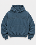 RAW EDGE HOOD - BLUE