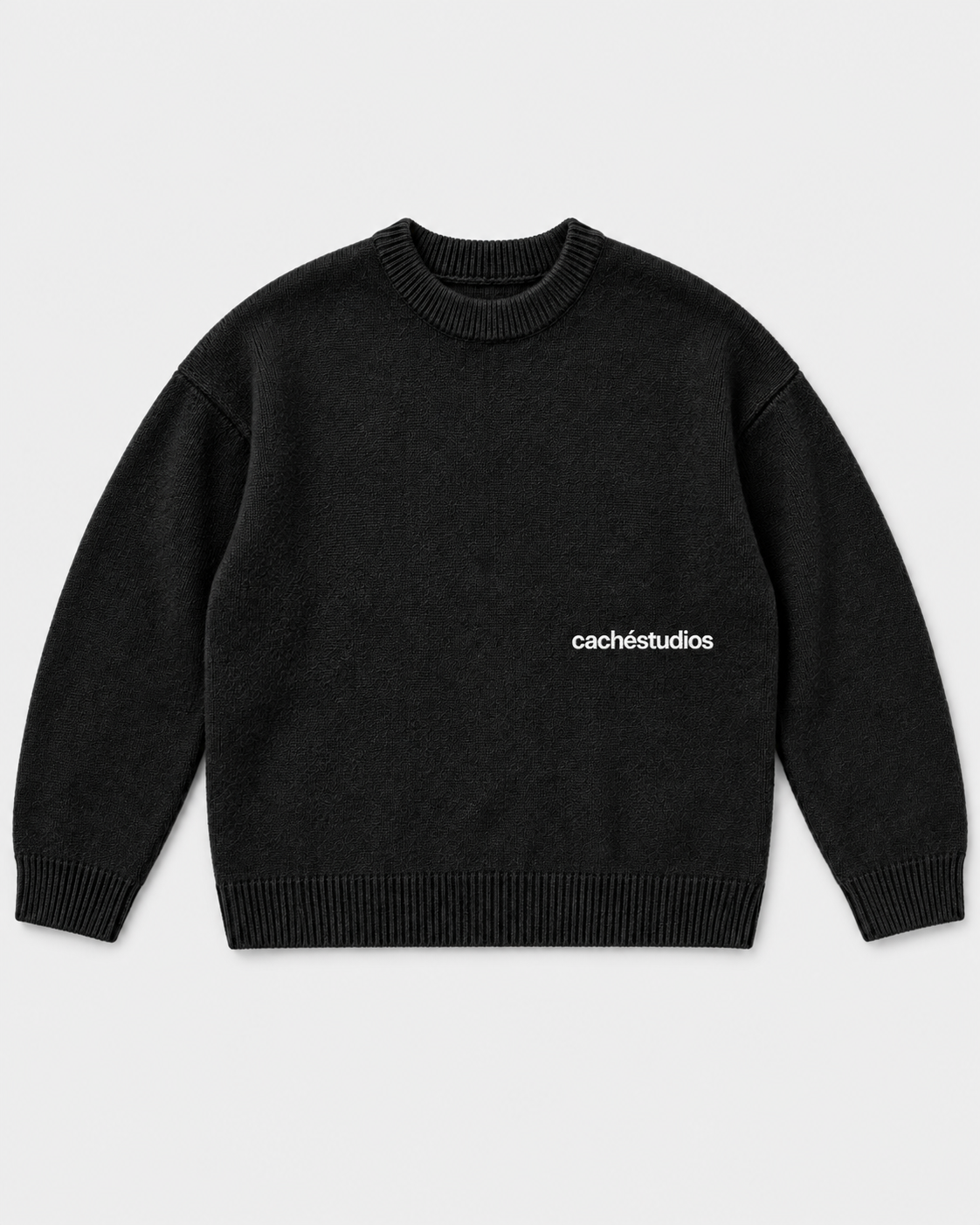 LOGO KNITTED SWEAT